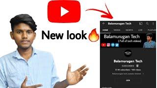 youtube new updateyoutube new looktamil / Balamurugan Tech