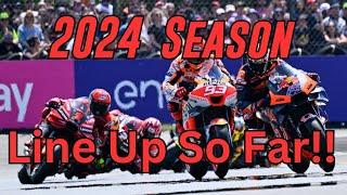 2024  Season Line Up So Far  | Motogp News 2023