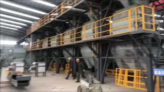QIC Mechanical dry Mortar Plant production process and workshop display