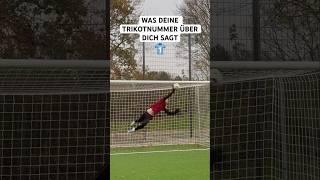 WAS DEINE TRIKOTNUMMER ÜBER DICH SAGT! #1 ️ #fussball #tipps #tricks #tutorial #shorts