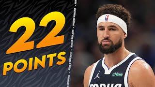 Klay Thompson OFFICIAL MAVS DEBUT - 22 Points & 6 Threes  Highlights