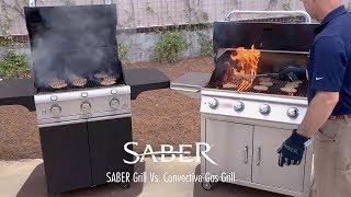 SABER Grill vs Convective Gas Grill - Grill Comparison