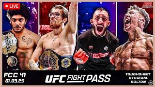 FCC 41 | LIVE STREAM | MMA FIGHT COMPANION | Full Contact Contender | UFC Fight Pass | England