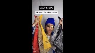 HOW TO: TIE A BANDANA (EASY STEPS)