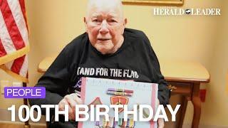 World War II Veteran Paul Frederick Celebrates His 100th Birthday