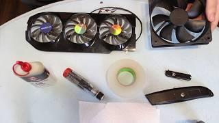 Simple Repair Guide for your Seized, Noisy, Wobbling GPU and Computer Case Fans