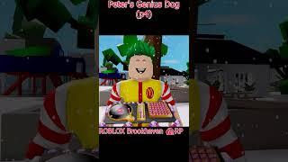 Peter's Genius Dog p4 #roblox #funny #shorts #peterroblox #funnyclips #robloxedit