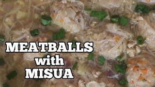 MEATBALLS WITH MISUA (ALMONDIGAS) | Elle's Kitchen