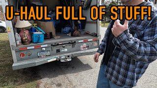 WE PICKED A U-HAUL PACKED FULL OF STORAGE UNIT ITEMS AT THIS GARAGE SALE #garagesale #ebay #reseller