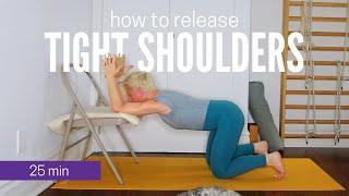 Unlock tight shoulders in just 25 minutes #iyengaryoga