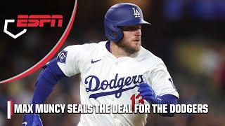 MAX MUNCY HAMMERS A 2-RUN HOMER TO SEAL THE DEAL FOR THE DODGERS  | ESPN MLB