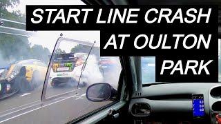  Big start line crash at Oulton Park | CSCC Open Series/New Millennium/Turbo Tin Tops