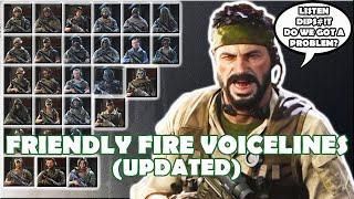 Call of Duty: Modern Warfare - "Friendly Fire" Voicelines (Updated)