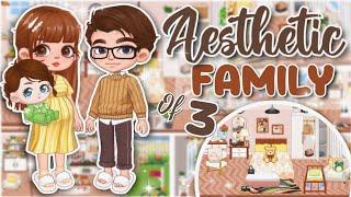 AESTHETIC🪴FAMILY HOUSE BUILD in YOYA TIME GAME| Miga town |tocaboca
