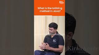 What is the toString method in Java?