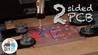 FlatCam 2 sided PCB milling on a CNC