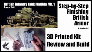 1/35 scale 3D printed model kit and kit review.