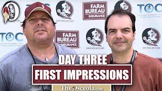 FIRST IMPRESSIONS: The first day of shoulder pads for FSU Football