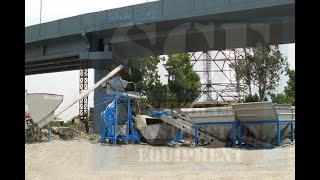 REVERSIBLE CONCRETE DRUM MIXER RM 800 | MOBILE BATCHING PLANT WITH AUTOMATIC FEEDING SYSTEM SHRIRAM