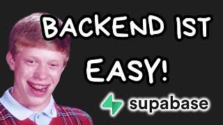 Nie wieder BackEnd! | Supabase