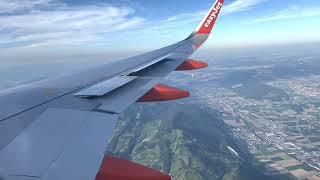 Landing at Basel EuroAirport (BSL) 12/7/22