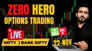 Live Trading Nifty Banknifty Options | Sensex Expiry Option Trade | 22-Nov | #livetrading