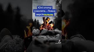 @юні хлопці соколята @пісня війни