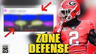 EA College Football 25 Easy Lockdown Zone Defense!3-3-5 Zone Defense SETUP!More USER PICKS INSTANTLY