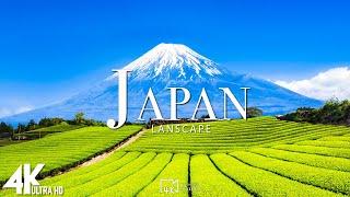 FLYING OVER JAPAN (4K UHD) Amazing Beautiful Nature Scenery with Relaxing Music | 4K VIDEO ULTRA HD