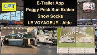 CMT 2025 - Other interesting discoveries: E-Trailer, LE VOYAGEUR, Peggy Peg Braker, Snow Socks,