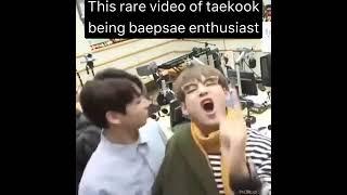 This rare video of taekook being a baepsae enthusiast..#bts #btsarmy #jungkook #taehyung #btsshorts