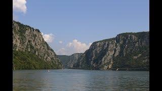 IRON GATES of the lower Danube River in Eastern Europe