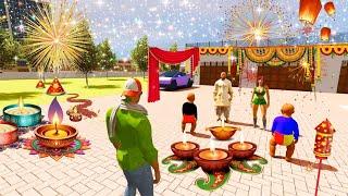 Franklin & Jack Diwali Celebration - Indian Theft Auto Simulator