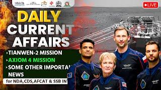 27th MAY 2025 Current Affairs | Daily Current Affairs Important Question for NDA/CDS/AFCAT