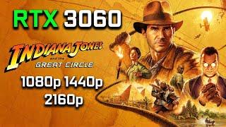 RTX 3060 12GB + RYZEN 5 5600: Indiana Jones and the Great Circle | ULTRA + DLSS | 1080p 1440p & 4K