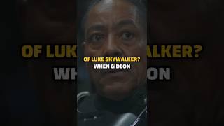 Why Moff Gideon Was SCARED of Luke Skywalker #starwars