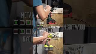 The 18V impact driver hex championship - Round 4 METABO  vs RYOBI  #shorts