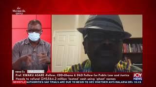 Prof. Kwaku Asare: Forensic Audit must be conducted to fish out creators of ghost names - (23-5-20)