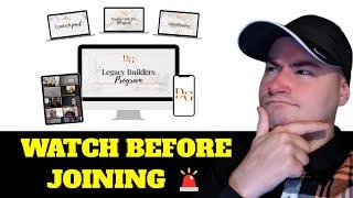 Legacy Builders Program Review - IS THIS LEGIT OR SCAM? 