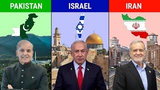 Today's Video Pakistan vs Israel vs Iran || Country Comparison 2025 || Versus Kingdom