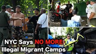 NYC SHUTS DOWN Migrant Encampment