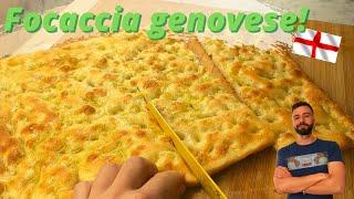 LA MIA PRIMA FOCACCIA GENOVESE (o almeno ci provo)   - RICETTA COMPLETA!