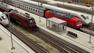 Modelleisenbahn H0 - XL Fahrvideo Oktober 2024 - Sandra und Michael in ROSNA !!