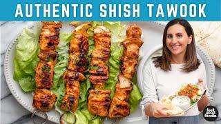 AUTHENTIC Lebanese Chicken Kabobs | Shish Tawook