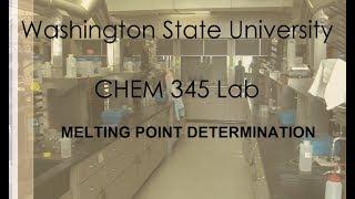 How To: Melting Point Determination - Lab Demo | WSU Chemistry |