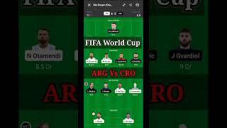 FIFA World Cup ARG vs CRO #dream11 #football #semifinal