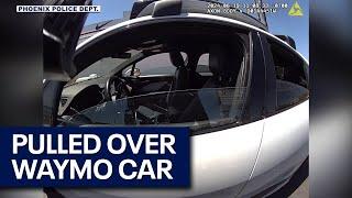 Driverless Waymo pulled over by Phoenix Police