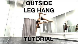 How to do an Outside Leg Hang - Pole Dancing by ElizabethBfit