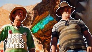 The Boulder Boys Find RARE & EXPENSIVE Opals | Outback Opal Hunters