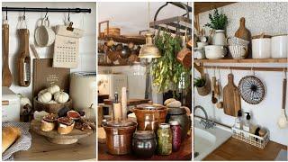 Small Cottage Kitchen decorating ideas.Country kitchen decoration ideas. #vintagestyle #kitchendecor